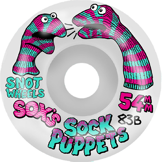 SNOT SOX'S SOCK PUPPETS 54MM 83B GLOW IN THE DARK