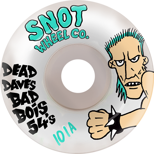 SNOT DEAD DAVE BAD BOI'S 54MM 100A GLOW IN DARK