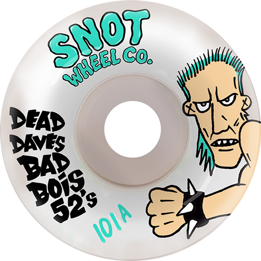 SNOT DEAD DAVE BAD BOI'S 52MM 101A GLOW IN DARK