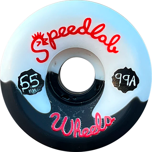 SPEEDLAB TRICK'N NUGGETS 55mm99a BLK/WHT COW SPOTS